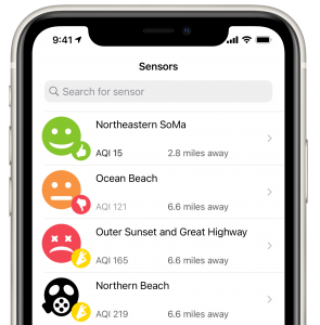 Local Haze for iPhone